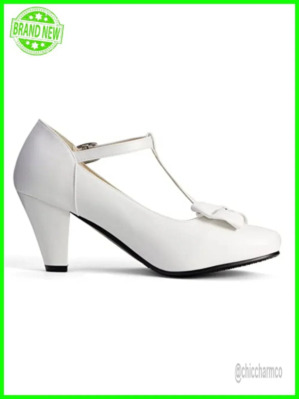 Vintage Mary Jane Pumps with Bow, Block Heel, Closed Toe, Faux Suede